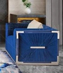 Galaxy Home Contempo Chair in Blue GHF-808857794093