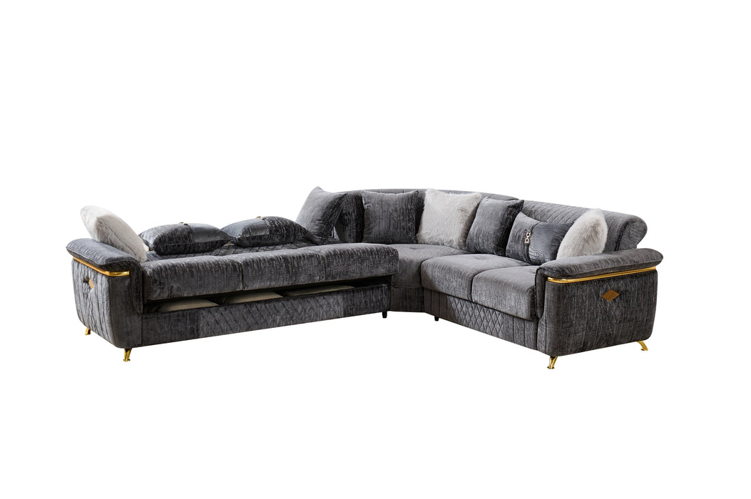 Argo Sectional Gray