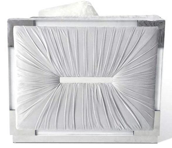 Galaxy Home Contempo Chair in Silver GHF-808857618122