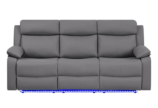 U6026 Pu 72A Reclining Sofa with LED