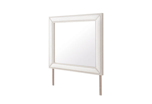 Clara Beige Upholstered Mirror