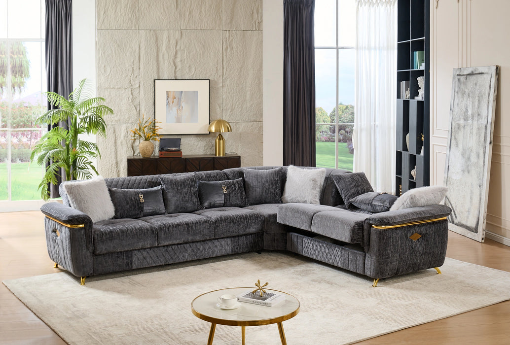 Argo Sectional Gray