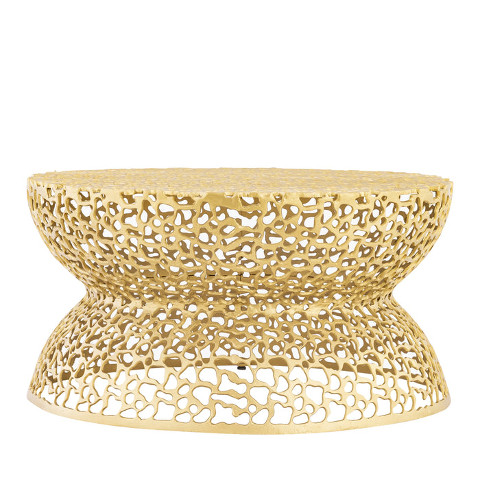 T3704-35 COFFEE TABLE GOLD