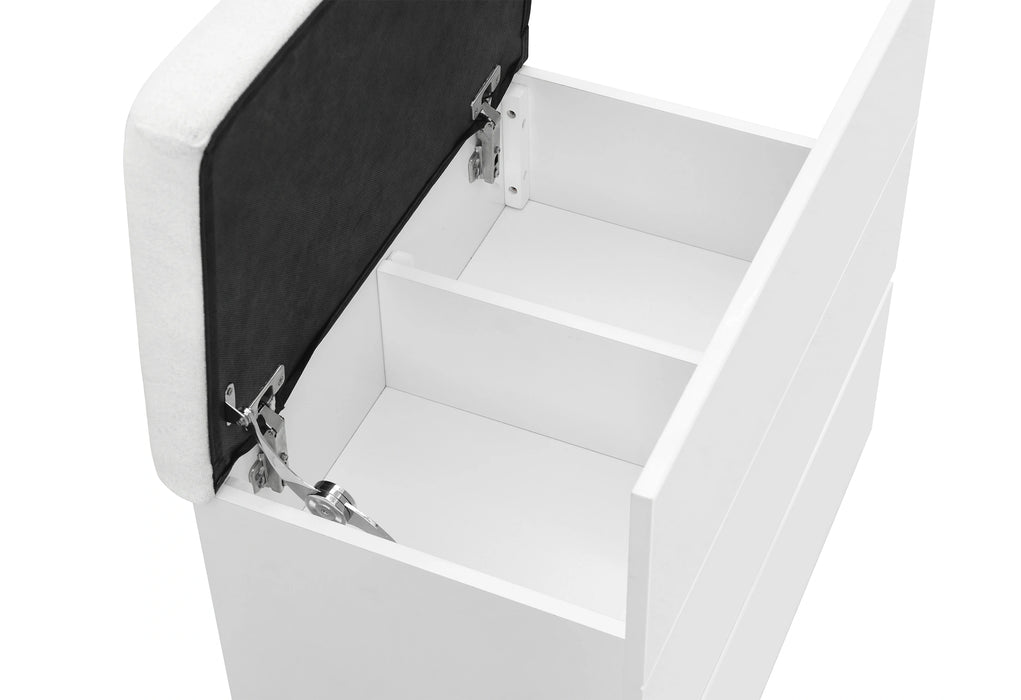 Ella Vanity Set with Storage Stool
