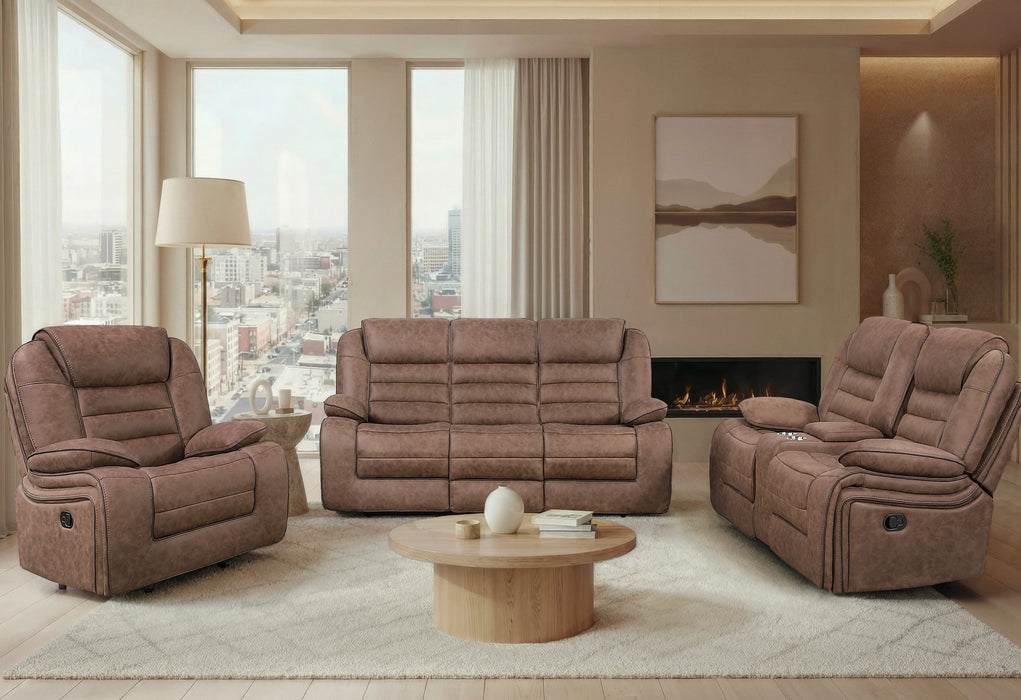U2250 Brown Glider Recliner