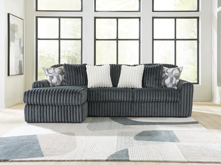 Midnight-Madness Sectional Sofa with Chaise