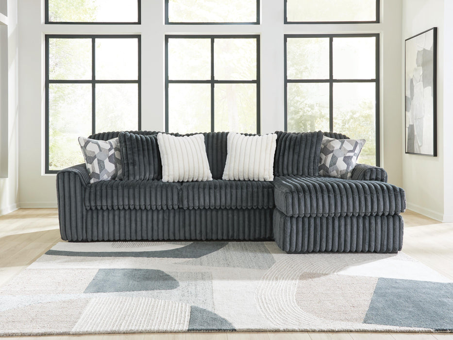 Midnight-Madness Sectional Sofa with Chaise
