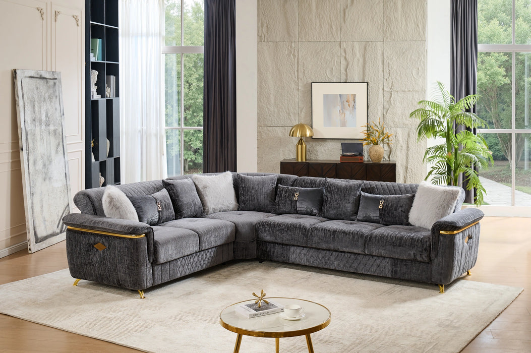 Argo Sectional Gray