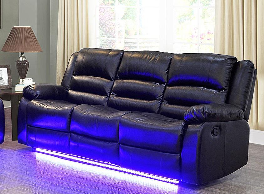 Galaxy Home Soho Reclining Sofa in Espresso GHF-808857857484
