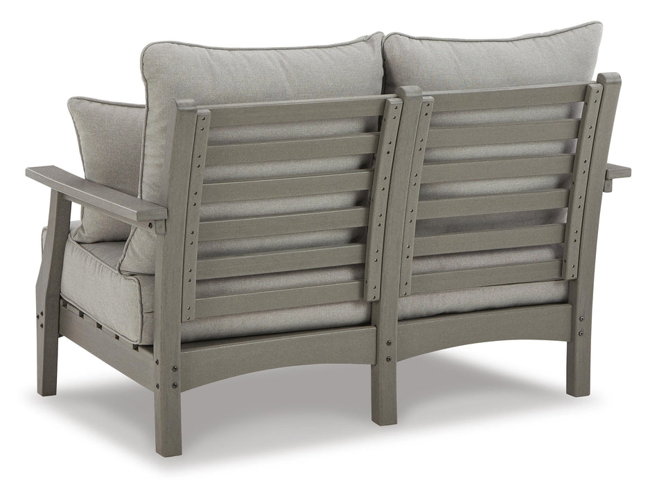 Visola Outdoor Sofa and Loveseat Set