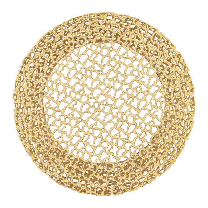 T3704-35 COFFEE TABLE GOLD