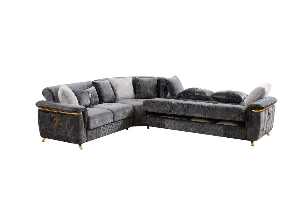 Argo Sectional Gray