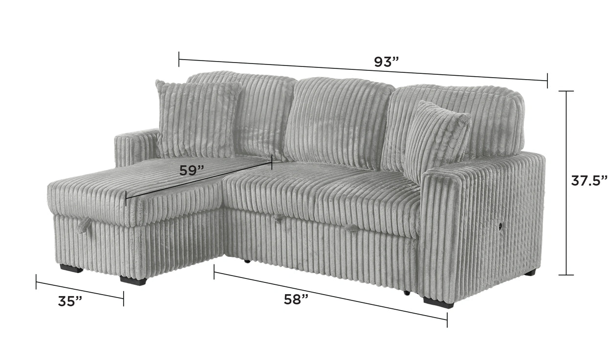 Plush Sectional