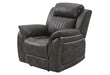 U8517 Grey Glider Recliner