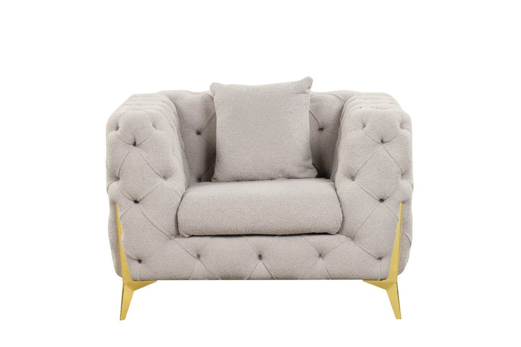 Galaxy Home Contempo Chair in Light Gray image