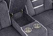 U1895 Grey P2 Reclining Sofa/Console Reclining Loveseat/Recliner