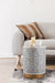 Galaxy Home Modern Luxe End Table in Gray image