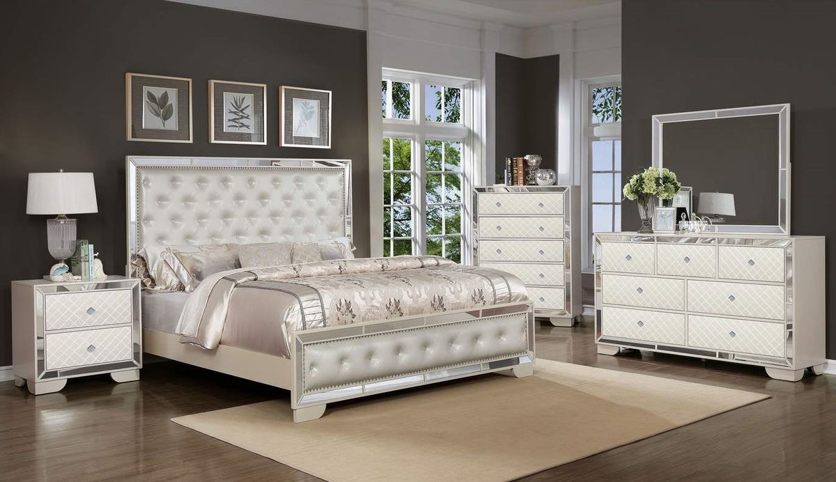 Galaxy Home Madison Mirror in Beige