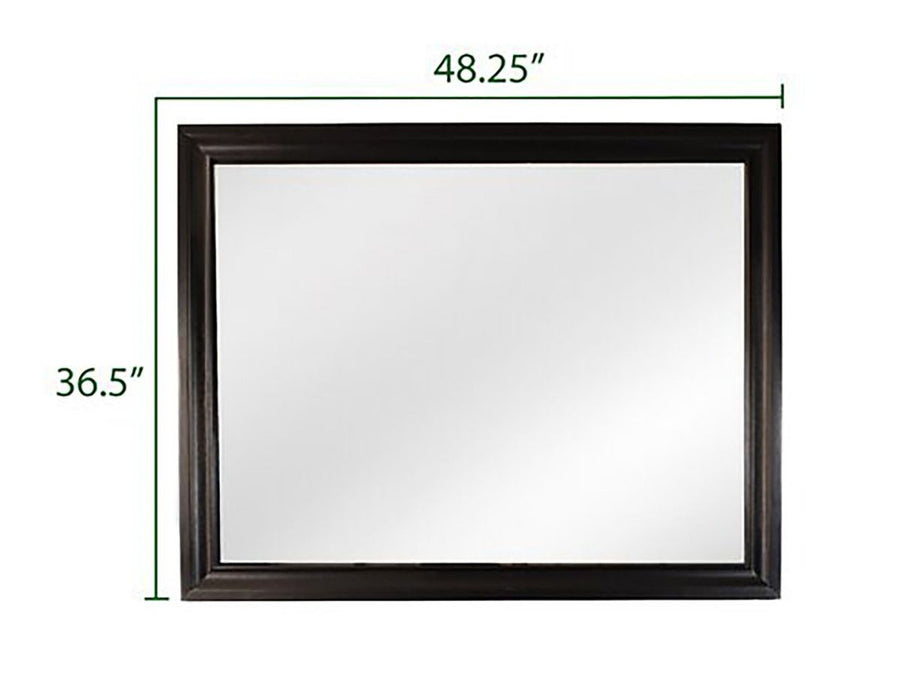 Galaxy Home Matrix Mirror in Black