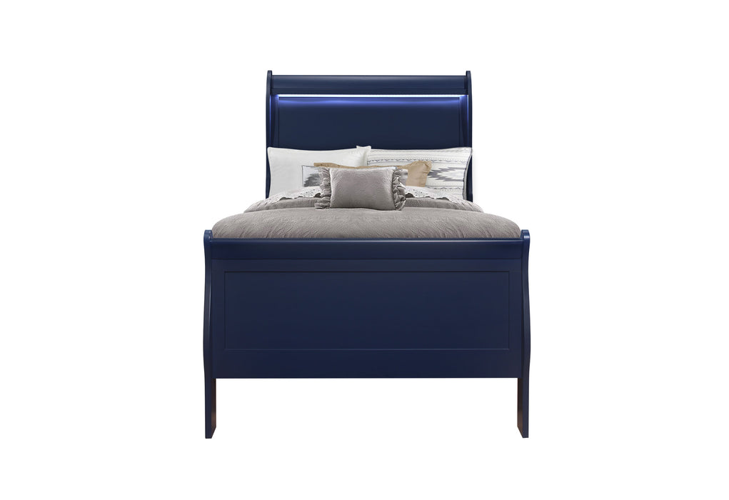 Charlie Twin Bed, Dresser, Mirror, and Nightstand