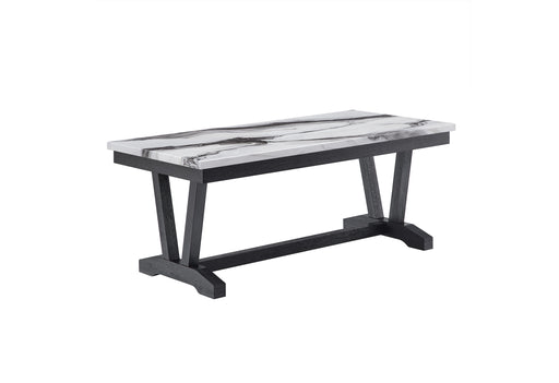 T1319 Blk/Wht Coffee Table