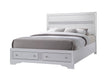 Galaxy Home Matrix Queen Bed in White image