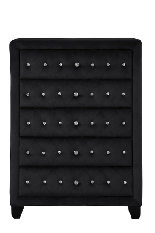 Galaxy Home Sophia Crystal Chest in Black image