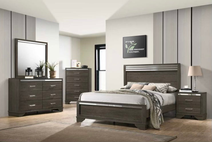 B135 Charcoal Bedroom Set