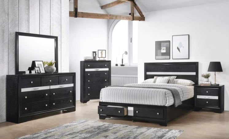 B155 Black Bedroom Set
